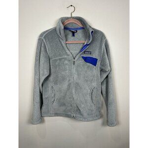 Patagonia Full Zip Re Tool Jacket Size Large Grey Warm Cozy